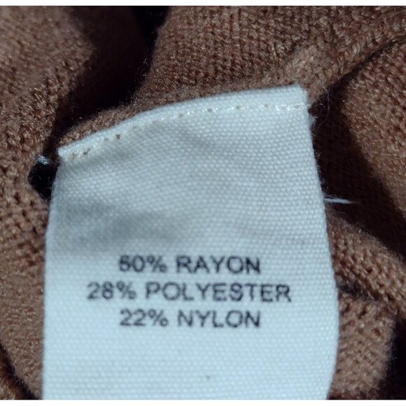 MARLED PREPPY SWEATER WOMENS M Quite Luxury Brown STRIPE - Picture 10 of 13